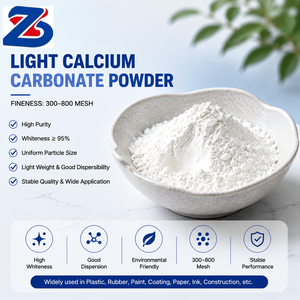 Poudre de carbonate de calcium léger de qualité industrielle PCC pour revêtement, peinture, encre, adhésif, scellant - Product Image 1