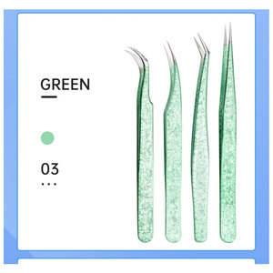Pinzas, herramientas de belleza, logotipo personalizado, se acepta OEM, Pinky Leem, pinzas al por mayor, juego de pinzas para extensión de pestañas. - Product Image 6