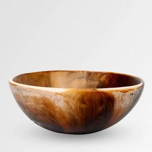 Artistic Handmade Eco-Friendly Hand-painted <b>Epoxy</b> <b>Resin</b> Traditional Customized Food Bowl Creative <b>Table</b> Presentation High Gloss - Product Image 4