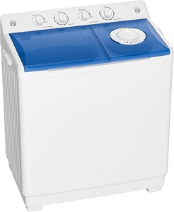 Lave-linge portable, lave-linge compact à double cuve de 28 lb avec pompe de vidange, semi-automatique - Product Image 1