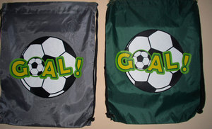 Polyester Soccer Drawstring <b>Backpack</b> Sports Gym Bag <b>Kids</b> Training <b>Backpack</b> Custom Logo School Sports Bag - Product Image 3