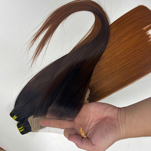 Cabello Virgen Vietnamita Liso con Puntas Marrones, Cabello Humano de Lujo, Super Double Draw, Envío Rápido desde Fábrica, Super Draw - Product Image 1