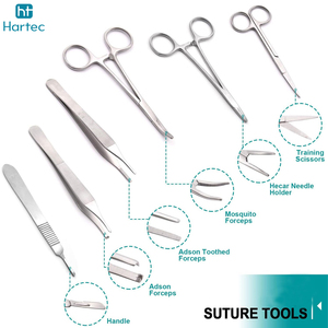 OEM/ODM Service Premium Quality Durable Non Slip Reusable Fully Customized Tools & Packaging Options Suture Practice Kits - Product Image 2