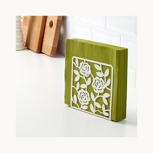 Porte-serviettes en fer de luxe, design élégant et moderne, personnalisable, nouveauté, support décoratif pour serviettes de table pour la maison et la salle à manger - Product Image 2