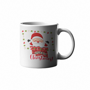 Tasses à café en céramique personnalisées créatives pour le Nouvel An et Noël, avec motif Père Noël, vente en gros, très demandées - Product Image 3