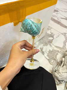 Copas de Vino de Cristal con Diseño Costero Hechas a Mano, Regalos para Damas de Honor y Aniversarios, Juego de Regalo para Cumpleaños y Despedidas de Soltero - Product Image 3