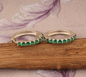 Natural Emerald Quartz <b>Earrings</b> 925 Sterling Silver Handmade <b>Green</b> Gemstone Jewelry Wholesale Elegant Drop <b>Earrings</b> for Women - Product Image 4