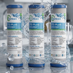 Cartucho de Repuesto de Filtro de Carbón de Cáscara de Coco Renovable para Reducción de Cloramina, Flujo Rápido y Alta Eficiencia - Product Image 1