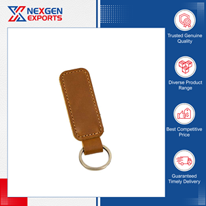 Depth Experience Manufacturing Superior Quality Eco-Friendly Handmade PU Leather Keychain Customizable Options Durable Travel - Product Image 5