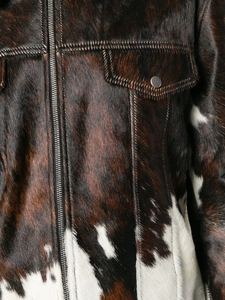 Women's Premium Handmade <b>Corduroy</b> Cotton Filled Quilted Cow Skin Leather <b>Jacket</b> Breathable Natural Cow Print Winter - Product Image 5