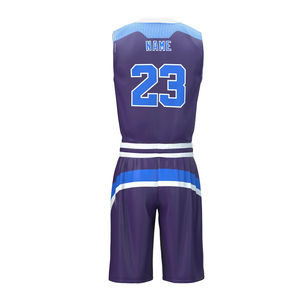 Maillot de basketball élite pour homme, grande taille, imprimé sur mesure, 100 % polyester, color block, sublimé, respirant, vêtement de sport de haute qualité - Product Image 3