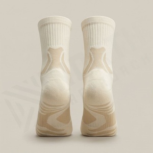 Athletic Crew <b>Socks</b> Breathable <b>Moisture</b> Wicking Running Spandex Polyester Adult Summer Sports <b>Socks</b> - Product Image 2