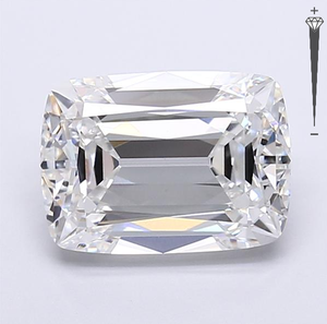 เพชร CVD ทรงยาว 5.53 กะรัต สี F ความสะอาด VVS2 ได้รับการรับรองจาก IGI รหัส LG 771629823 จาก ROYAL GEMS สำหรับทำเครื่องประดับ - Product Image 1