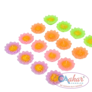 Bougie flottante à l'eau Aakar AF 604 en forme de marguerite pour décoration festive - Product Image 4