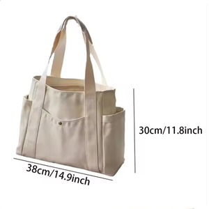 Sac de travail en toile pour bateau, prêt à l'emploi, avec fermeture éclair, poches personnalisées et production sur mesure - Product Image 2