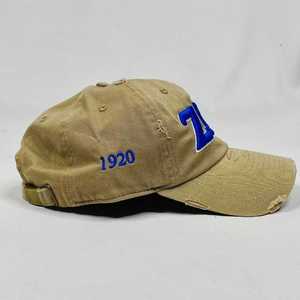 หมวกแก๊ป Zeta Phi Beta สีกากี แต่งลายปัก ZPB หมวกเบสบอลสำหรับชมรมนักศึกษา สายปรับได้ สไตล์ลำลอง สำหรับผู้หญิง - Product Image 2
