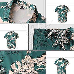 T-shirt hawaïen en coton doux de haute qualité pour homme, respirant et confortable, collection été, t-shirt de haute qualité - Product Image 6