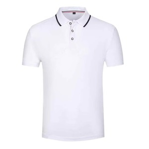 Camiseta de Golf para Hombre, de Poliéster/Algodón, Color Sólido, con Estampado Frontal, Manga Corta, Tejido de Punto, Corte Regular, Transpirable, Informal - Product Image 5