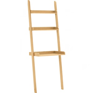 Contemporary Wooden <b>Wall</b> Desk Organizer Shelf Workspace <b>Table</b> for Home Office Indoor Furniture - Product Image 1