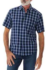 Camisa Casual de Manga Corta para Hombre, Transpirable, de Secado Rápido, Antiarrugas, Antipilling, Antiretráctil, OEM, para Verano, Playa y Turismo, con Rayas - Product Image 2