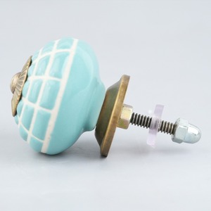Boutons de tiroir modernes en céramique réglables pour chambre et cuisine, poignées de meuble artisanales, lot multi-pièces, décoratifs - Product Image 1
