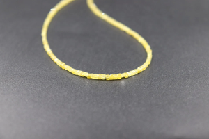 Cuentas de diamante de piedra Natural AAA de alta calidad de 1,5-2,5mm, forma de cubo facetado amarillo de 38cm para la fabricación de joyas - Product Image 5