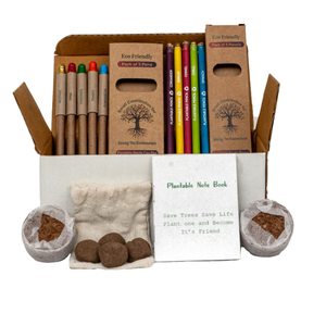 Elegante Set de Regalo Ecológico: Kit de Semillas Plantables, Bolígrafo Plantable, Cuaderno Plantable, Cocodisk para Empresas y Escuelas - Product Image 3