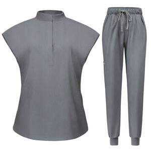 Conjuntos de Uniformes Quirúrgicos Unisex, Uniformes Médicos de Punto de Spandex/Poliéster para Uso Hospitalario y Clínico - Product Image 5