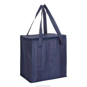 Sac isotherme Oxford avec fermeture éclair, fabrication OEM/ODM, vente directe usine, sac isotherme classique pour aliments, impression de logo personnalisée - Product Image 3
