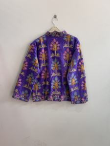 Veste en velours brodée à la main Suzani, manteau pour femme, veste Suzani, cadeau pour elle - Product Image 6