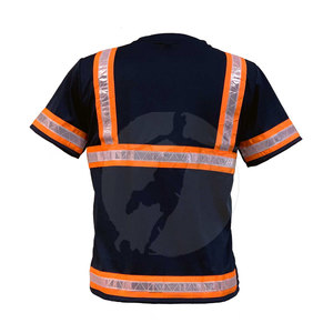 Modern Comfortable Workwear Reflective Details Lightweight Material Custom Colour Polyester Visible <b>T</b> <b>Shirt</b> Factory Safety <b>Shirt</b> - Product Image 2