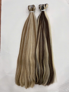 Extensiones de Cabello Humano 100% Listas para Enviar, Envío Rápido, Color Piano, Trama Recta, Brillo Saludable, Suaves, Sin Desprendimiento - Product Image 5