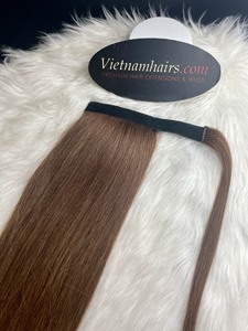 Extensiones de Cola de Caballo de Cabello Humano Virgen Vietnamita de Alta Calidad Más Vendidas en 2026 – Cutícula Completa, Densidad Simple y Doble, Todos los Colores - Product Image 3