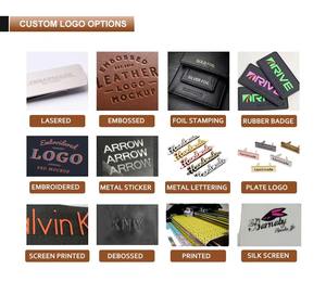 Bolsos Tote Casuales Unisex de Cuero PU de Diseño Personalizado con Cierre de Cremallera, Correa Extraíble Impermeable - Product Image 2