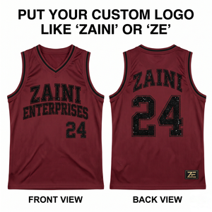 ZAINI ZI-002 เสื้อบาสเก็ตบอลพิมพ์ลายตามสั่งแบบซับลิเมชั่น แขนสั้น ปรับสายได้ ระบายอากาศ แห้งเร็ว 100% - Product Image 6