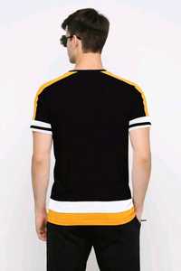 T-shirt en maille pour homme, coupe classique, couleur personnalisable sur le devant, 100 % coton, col rond, manches courtes, décontracté, respirant, écologique, séchage rapide - Product Image 5