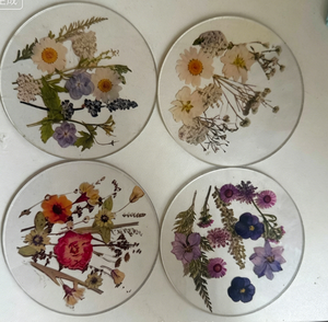 Classic Clear Acrylic Eco-Friendly 3mm Thickness Tea Cup Coasters <b>Round</b> Custom Engraved Table <b>Mats</b> for Home Serving - Product Image 5