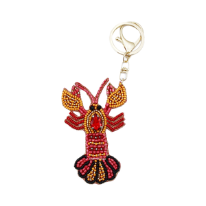 Llavero Artesanal de Estilo Clásico Colorido con Cuentas y Bordado - Product Image 1