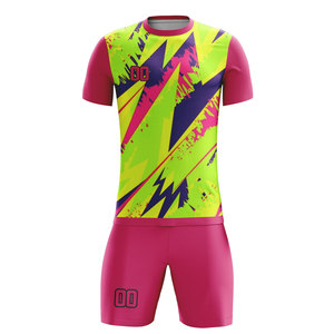 2026 Customized Football Kit Sportswear Football Jersey Latest Design Sublimation Soccer Uniform Soccer Shirt & Short Customise - Product Image 1