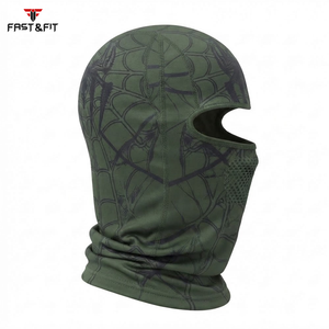 Wholesale High Quality Sublimation Design 100% Polyester Unisex Sports Daily Use Windproof <b>Balaclava</b> Fashion <b>Black</b> Custom Color - Product Image 6
