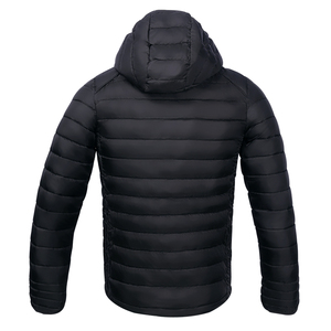 Chaqueta acolchada de alta calidad para hombre, para usar en invierno, abrigo con relleno de algodón y cierre de cremallera, para clima frío. - Product Image 5