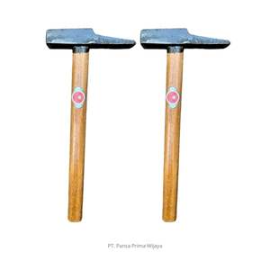 High Quality Large Glass Hammer | Heavy Duty <b>Cast</b> Iron Head & 29cm Wooden Handle DIY OEM <b>Hand</b> Tool - Product Image 2