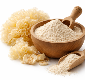 Polvo de Hongo Tremella 100% Natural al por Mayor, Polvo de Hongo de Nieve Orgánico para Suplementos de Cuidado de la Piel y Suministro a Granel de Grado Alimenticio - Product Image 1