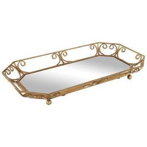 Plateau de service pour hôtel, plateau de service pour restaurant, plateau de style royal, plateau en métal design, plateau décoratif pour table - Product Image 4