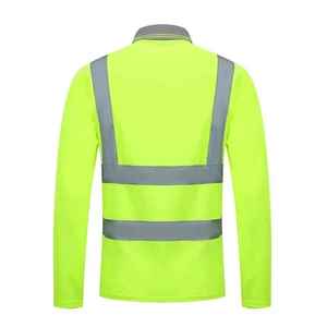 Ropa de Seguridad, Uniforme de Trabajo, Precio de Fábrica, Construcción, Minería, Venta al por Mayor, Logotipo Personalizado, Camisa Reflectante de Alta Visibilidad - Product Image 3