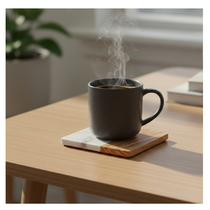 <b>High</b> Quality Marble Coasters Set Natural Stone Cup Coasters for Coffee Tea <b>Table</b> Home <b>Kitchen</b> Decor Accessories Wholesale - Product Image 3