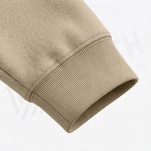 Survêtement à capuche beige pour homme, imprimé géométrique, manches longues, vêtements de sport décontractés, 100% coton respirant, vêtements d'automne - Product Image 6