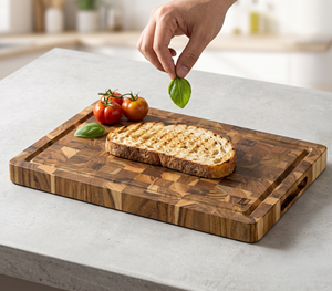 Tablas de Cortar de Madera Rectangulares Antideslizantes, Paquete Combinado - Product Image 1