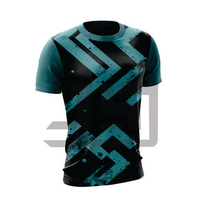 Camiseta Deportiva, Absorbente de Humedad, Cuello en V, Manga Corta, Nombre del Equipo Personalizado, para Gimnasio, Running, Entrenamiento Deportivo - Product Image 3