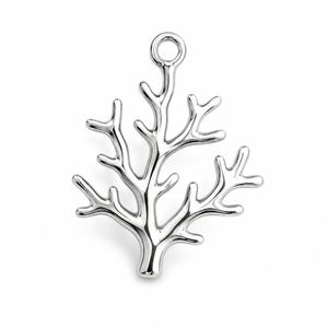 Wholesale OEM Sea Charms Jewelry Supplies stainless steel coral charm - Product Image 1